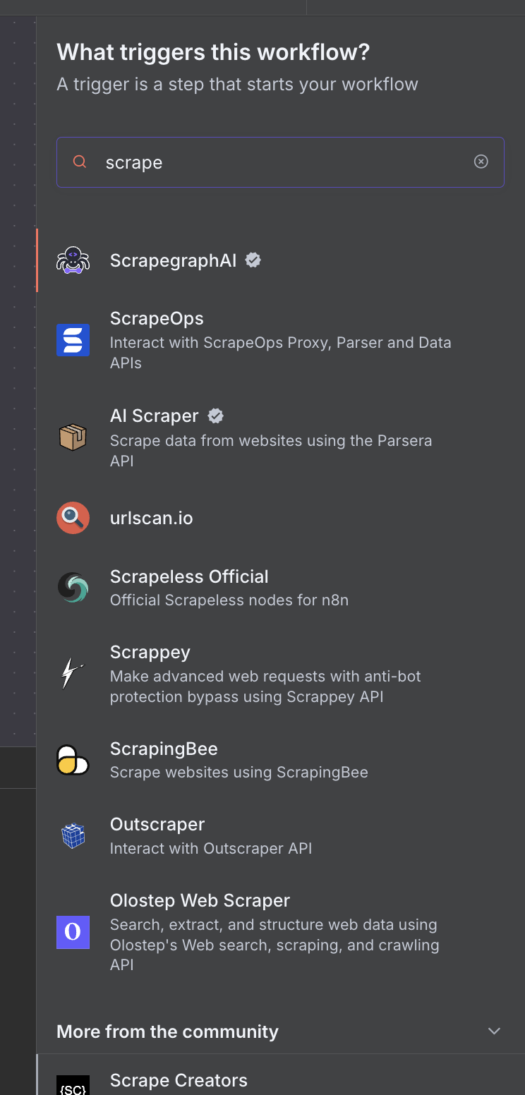 HTTP Request node configuration in n8n showing URL, method, and headers setup