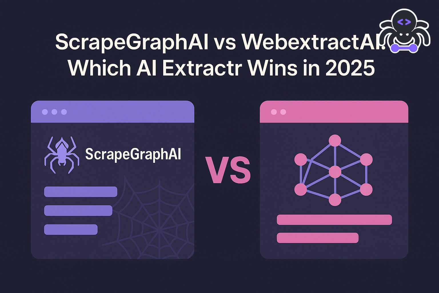 ScrapeGraphAI vs WebscrapeAI: Which AI Scraper Wins in 2025