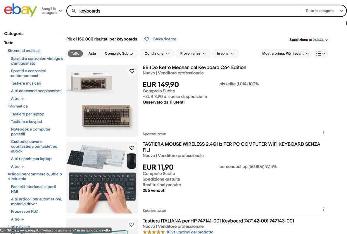 eBay Product Listings Example