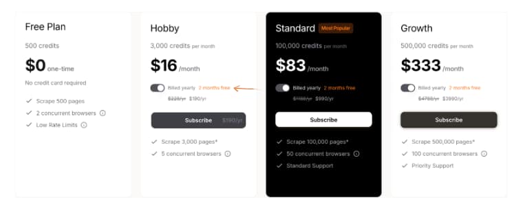 ScrapeGraphAI Screenshot
