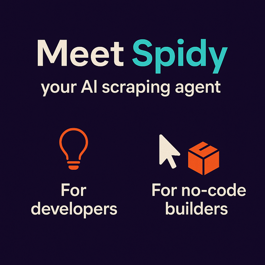 Release Week Day 3: Update of Spidy, the AI Web Scraping Agent