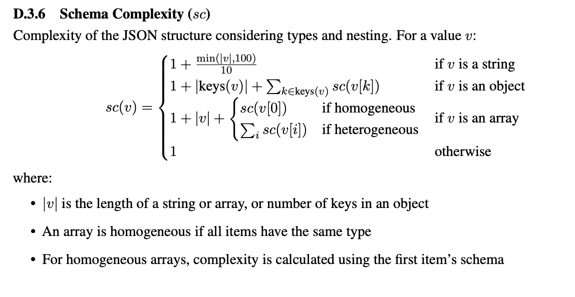 complexity formula