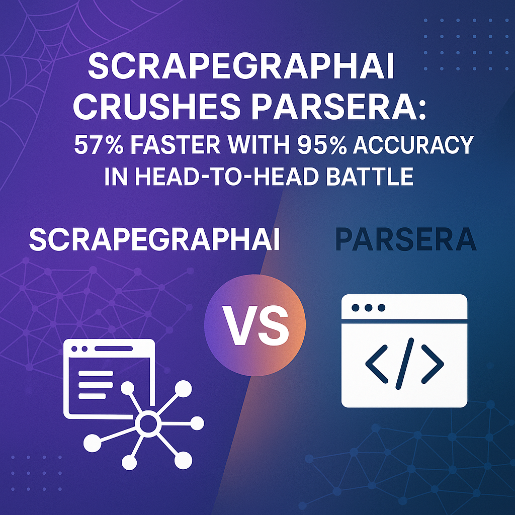 ScrapeGraphAI vs Parsera: The Ultimate AI Web Scraper Comparison