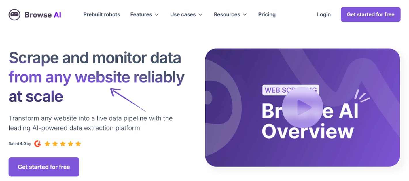 Browse AI Screenshot