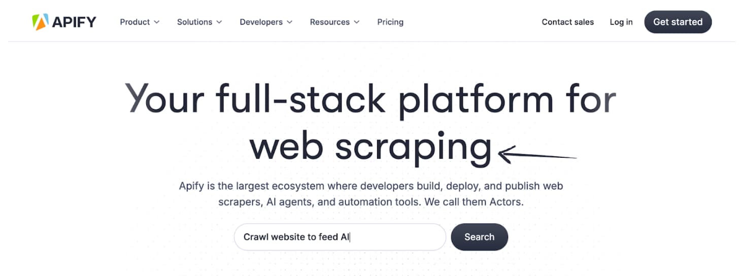 Apify Screenshot