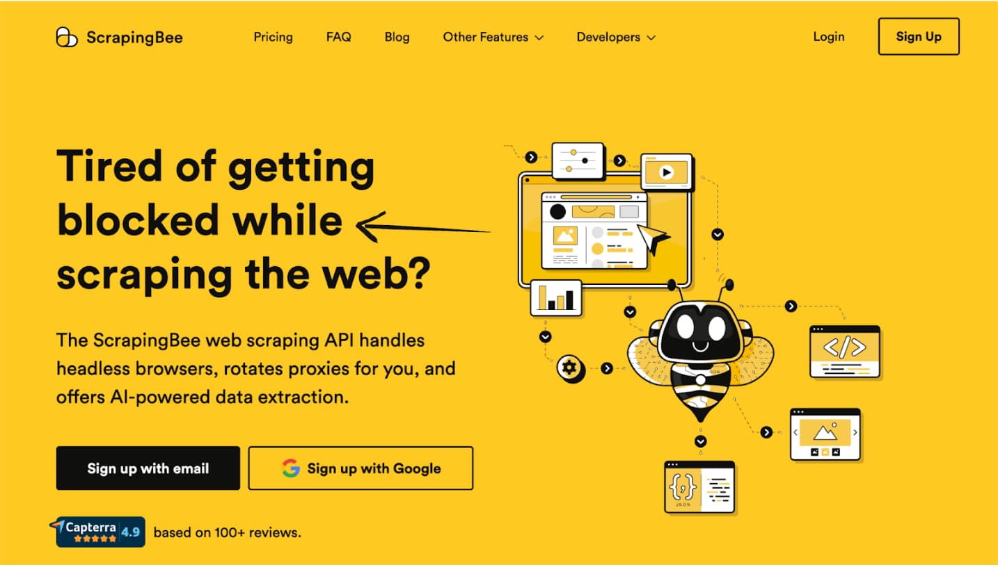 ScrapingBee Screenshot